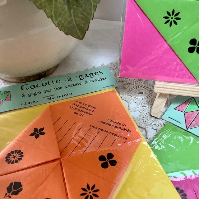 Jeux cocotte à gages salière vintage