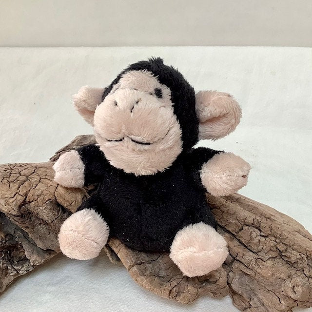 Mini peluche singe ht 9.5 cm
