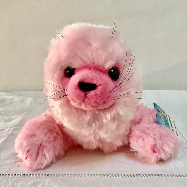 Peluche phoque rose wild republic