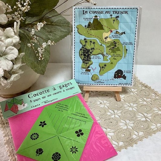 Jeux cocotte à gages salière chasse au trésor