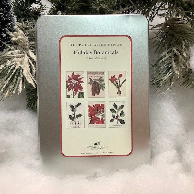 Cartes postales botanique coffret 12 cartes