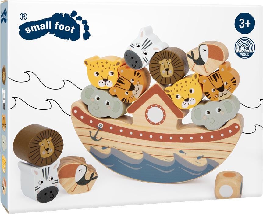 Jeu balancier bois arche de noé safari