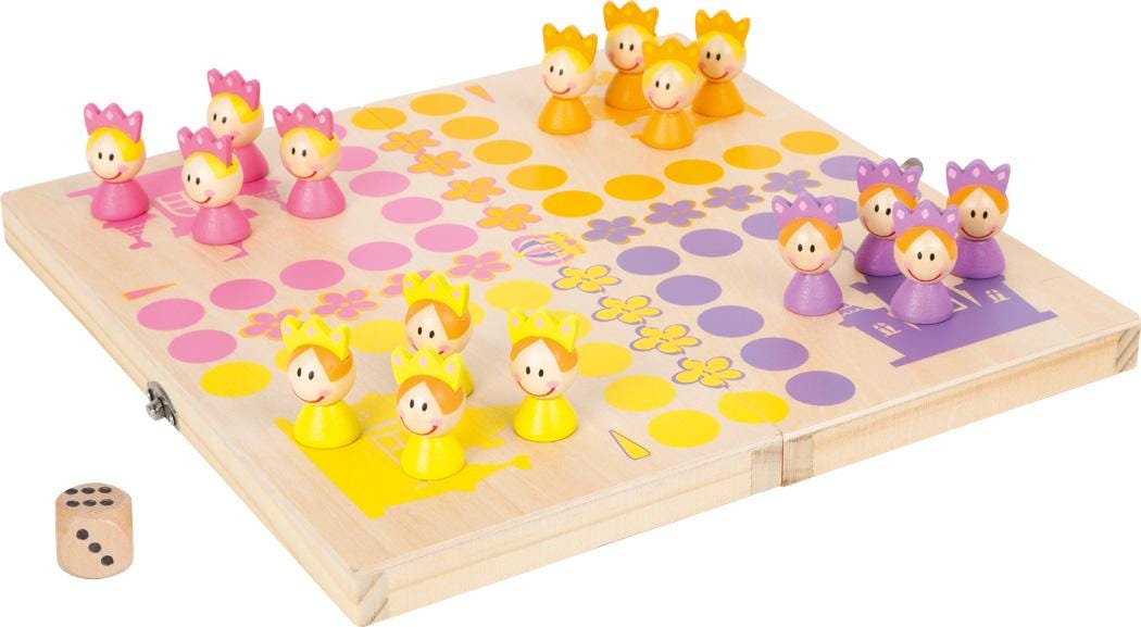 Jeu bois ludo princesses
