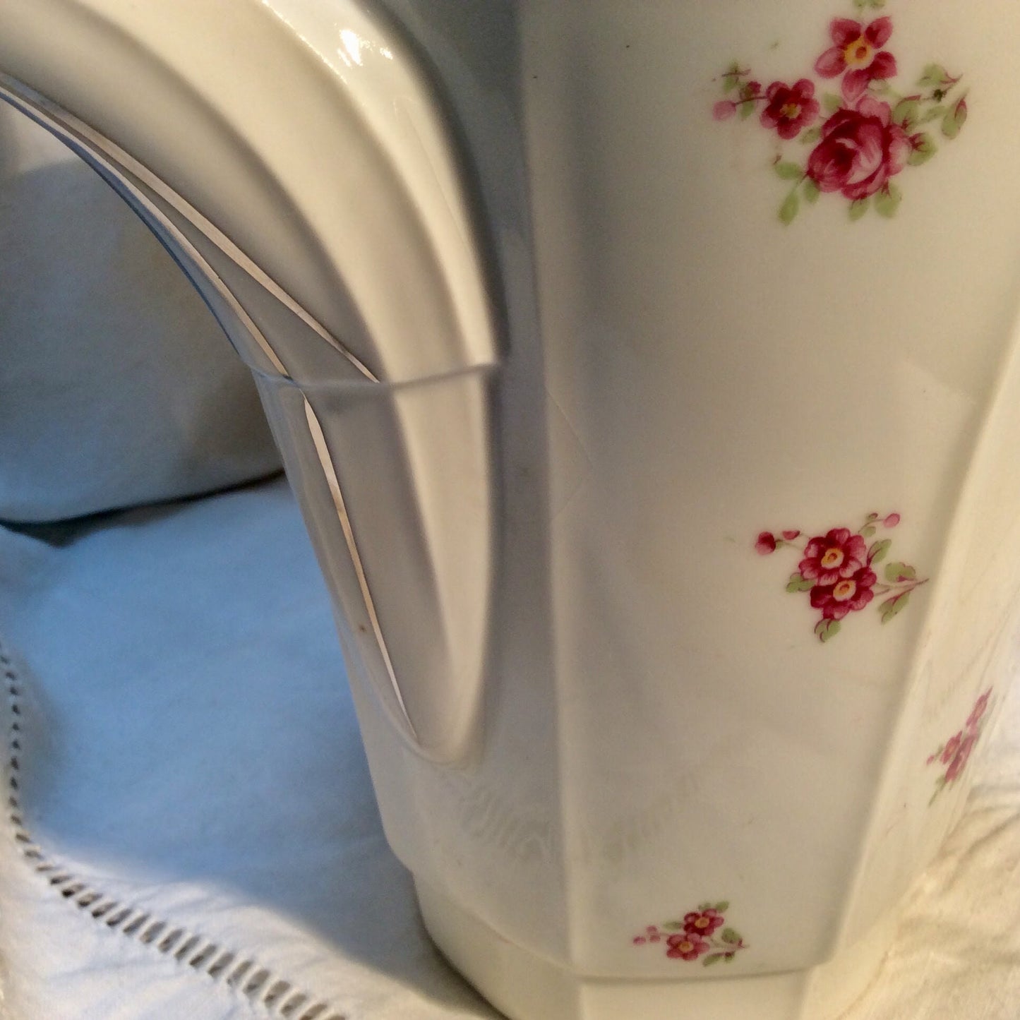 Cafetière théière sucrier pot à lait porcelaine fleurs vintage