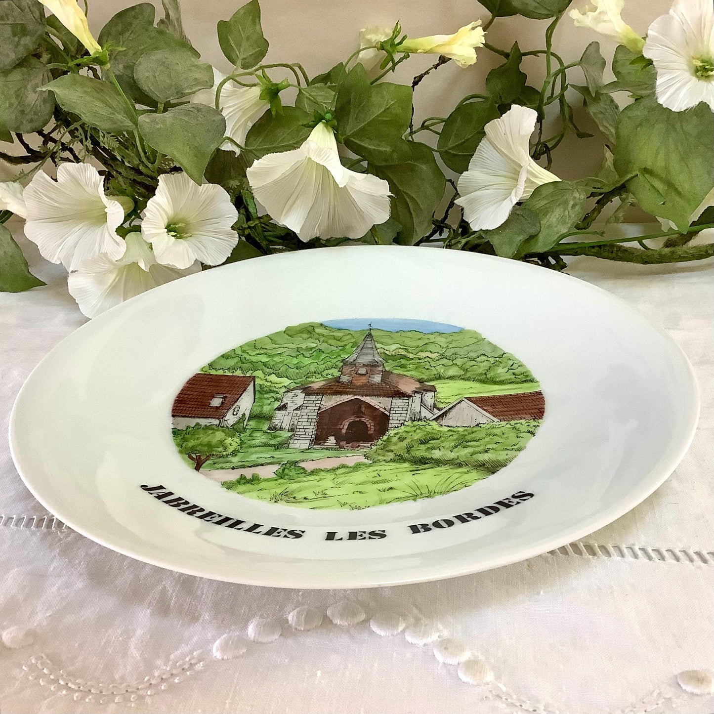 Assiette collection porcelaine jabreilles les bordes