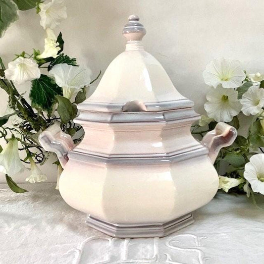 Soupière vintage faïence Leonardo Classic Gallo ht 26 cm