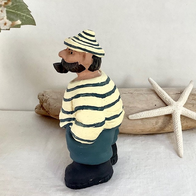 Figurine marin plâtre décoration marine ht 14 cm