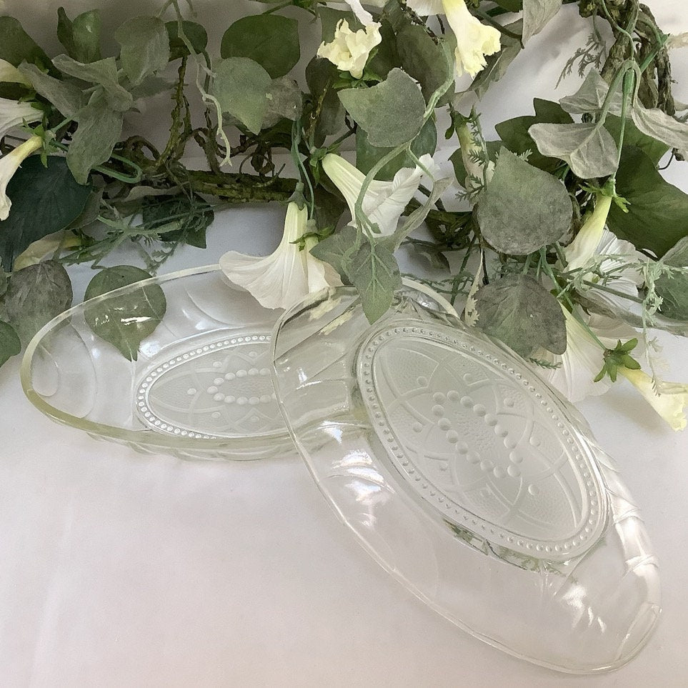 Raviers verre taillé vintage