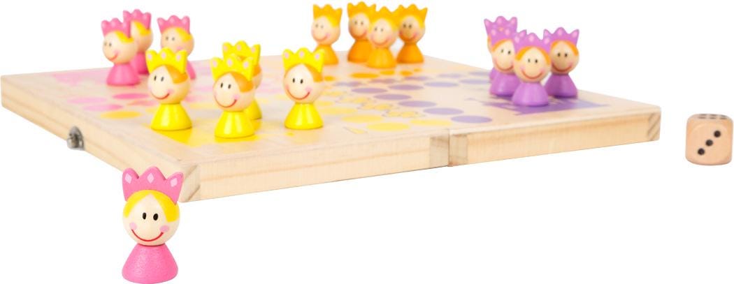 Jeu bois ludo princesses