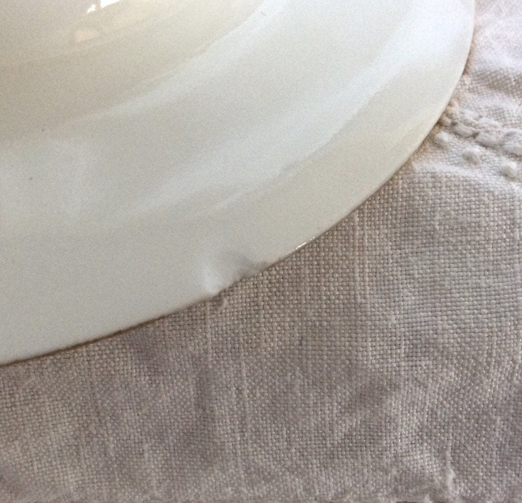 Petites assiettes porcelaine Lourioux Foecy vintage