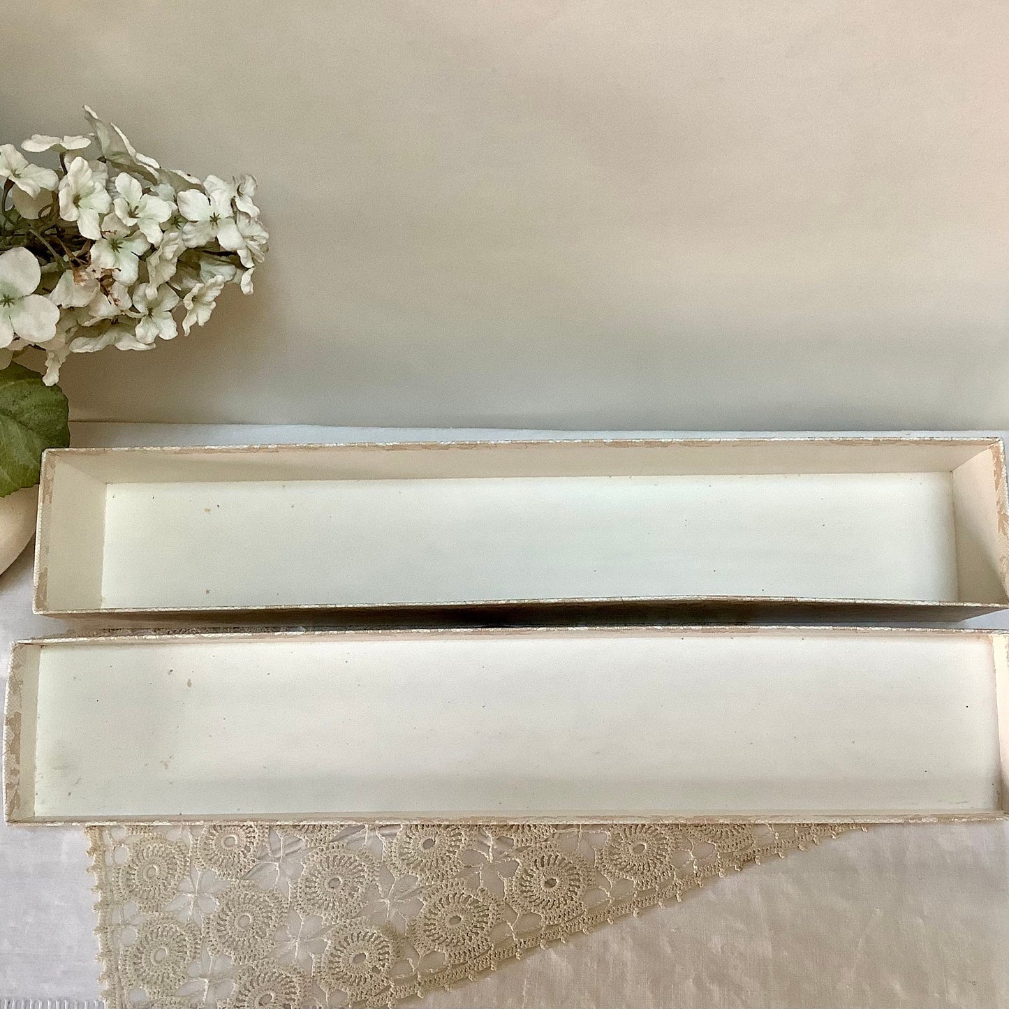 Boîte vintage style anglais papier parfumé