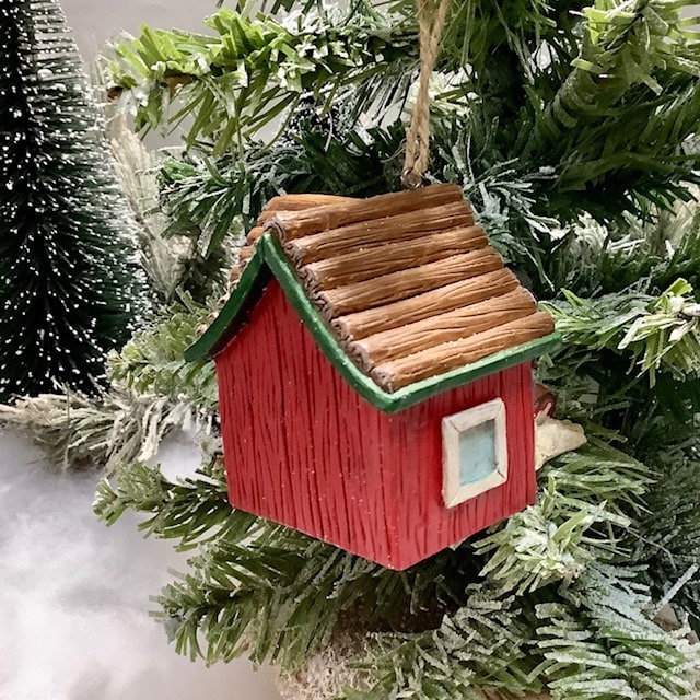 Décoration suspension saint Bernard vintage ht 7 cm