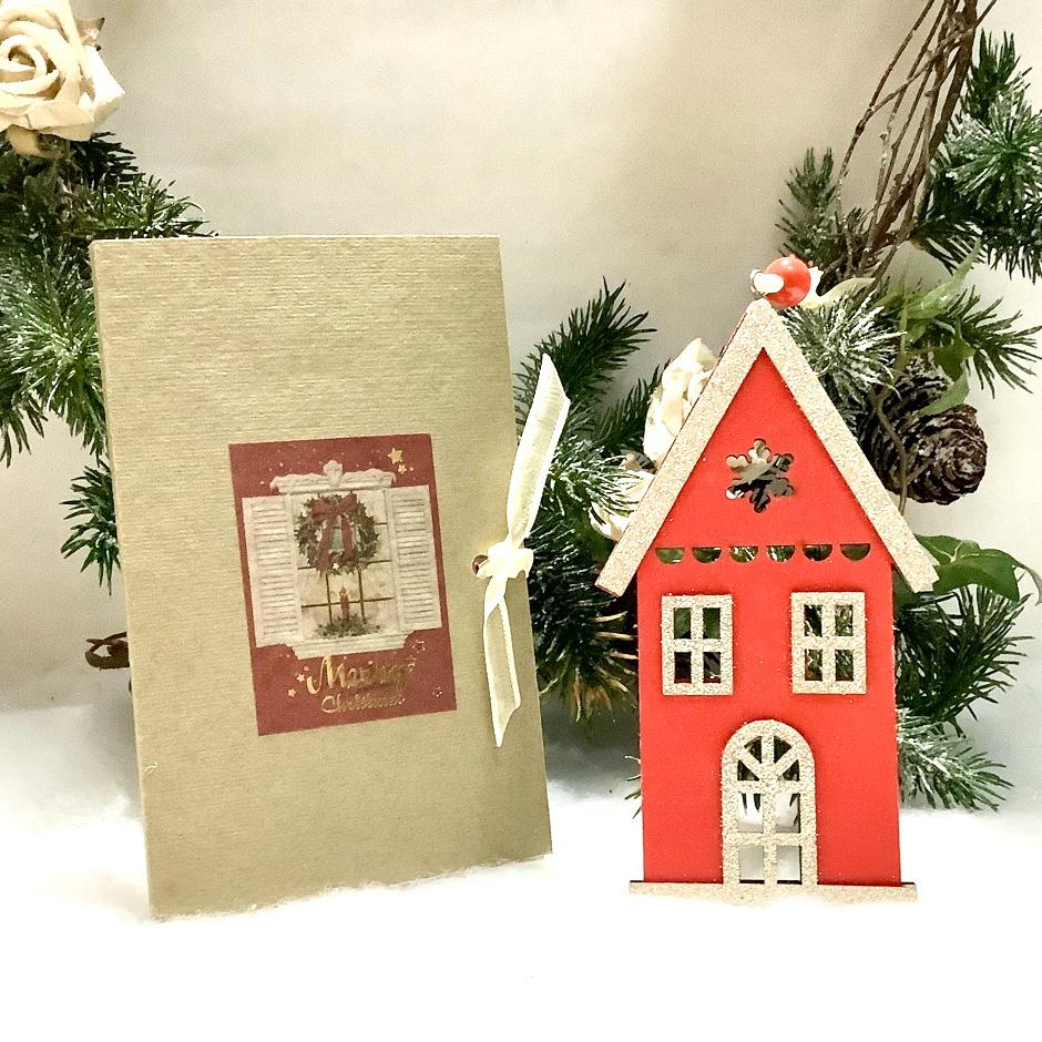 Décoration maison de Noël à suspendre rouge flocon ht 14.5 cm