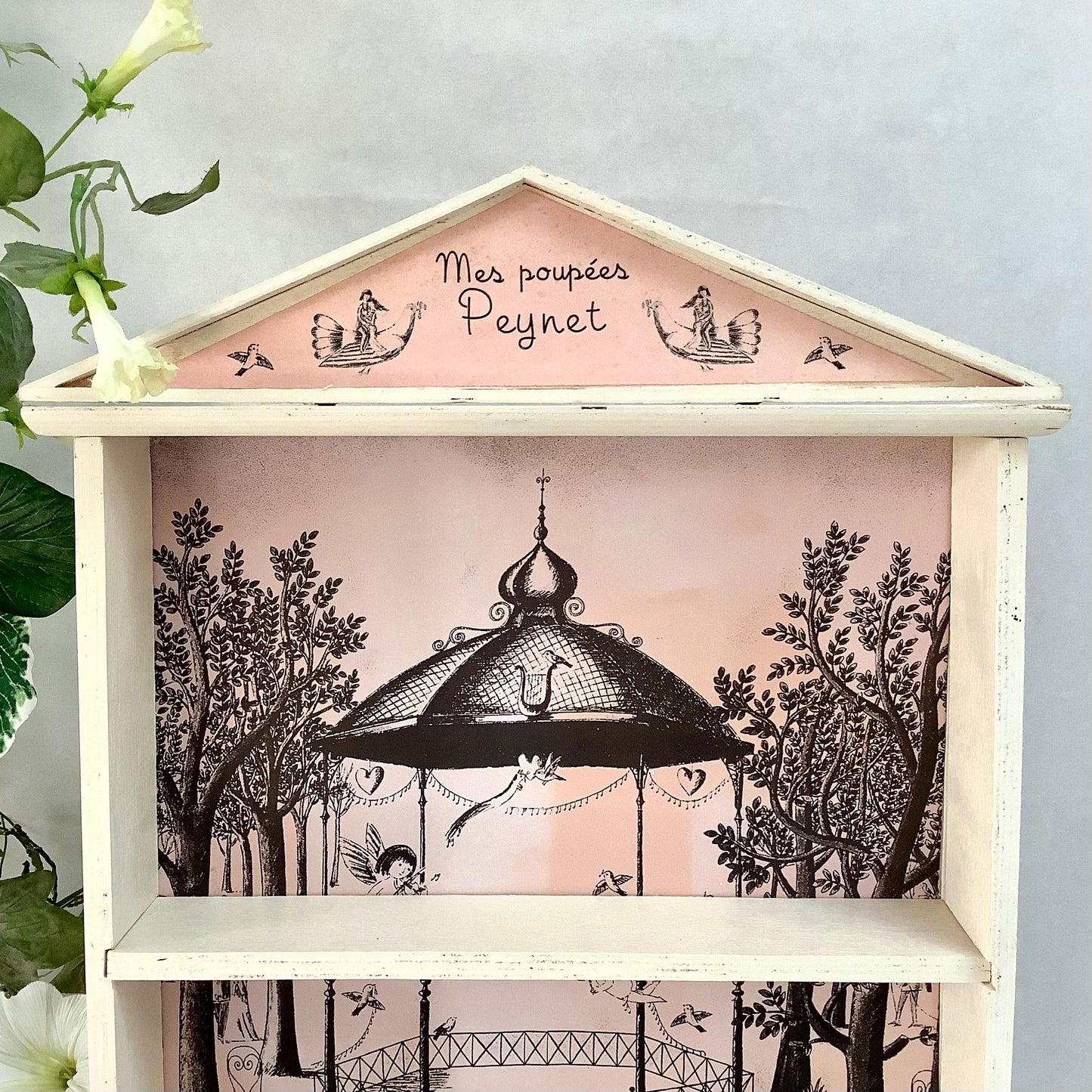 Présentoir poupées Peynet vintage pour collection amoureux de Peynet