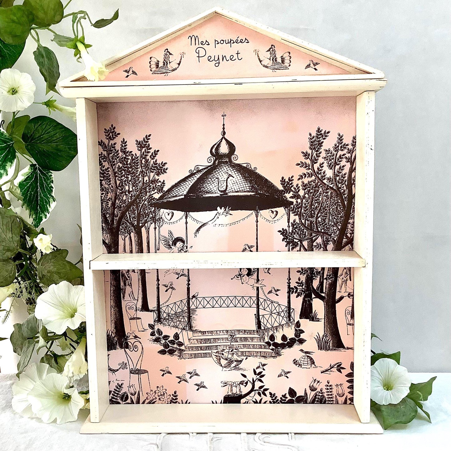 Présentoir poupées Peynet vintage pour collection amoureux de Peynet