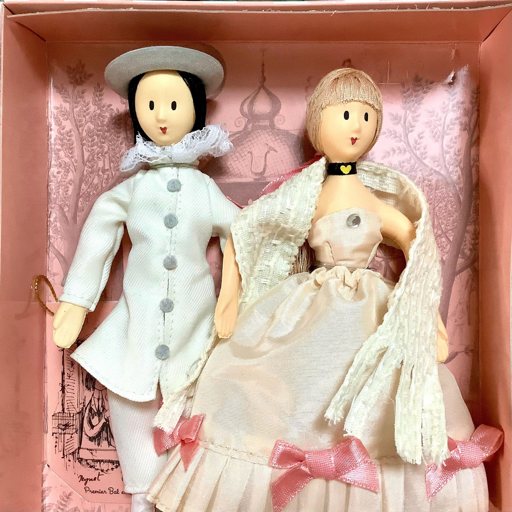 Premier bal et ami pierrot coffret deux poupées vintage collection amoureux de Peynet