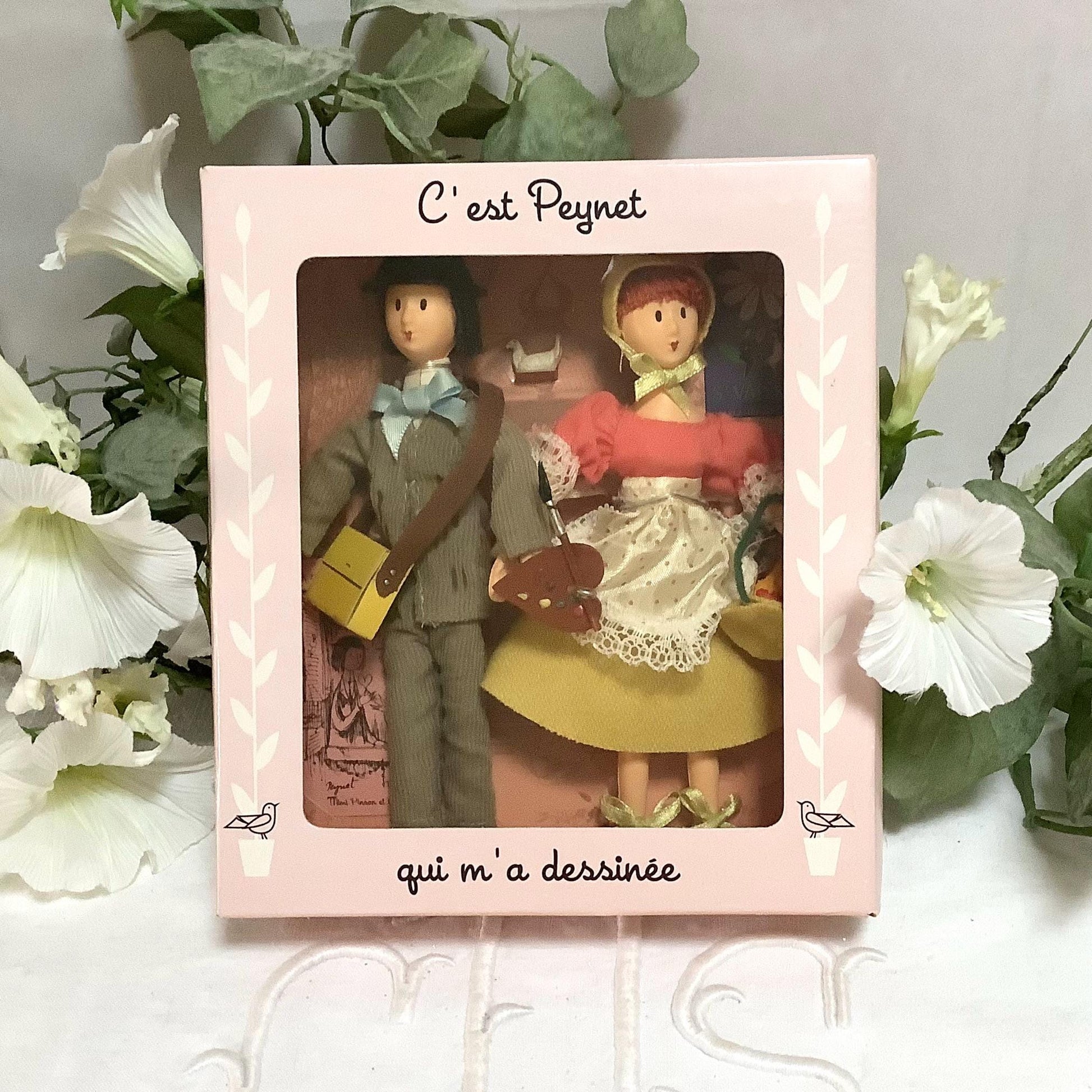 Mimi pinson et artiste peintre coffret deux poupées vintage collection amoureux de Peynet