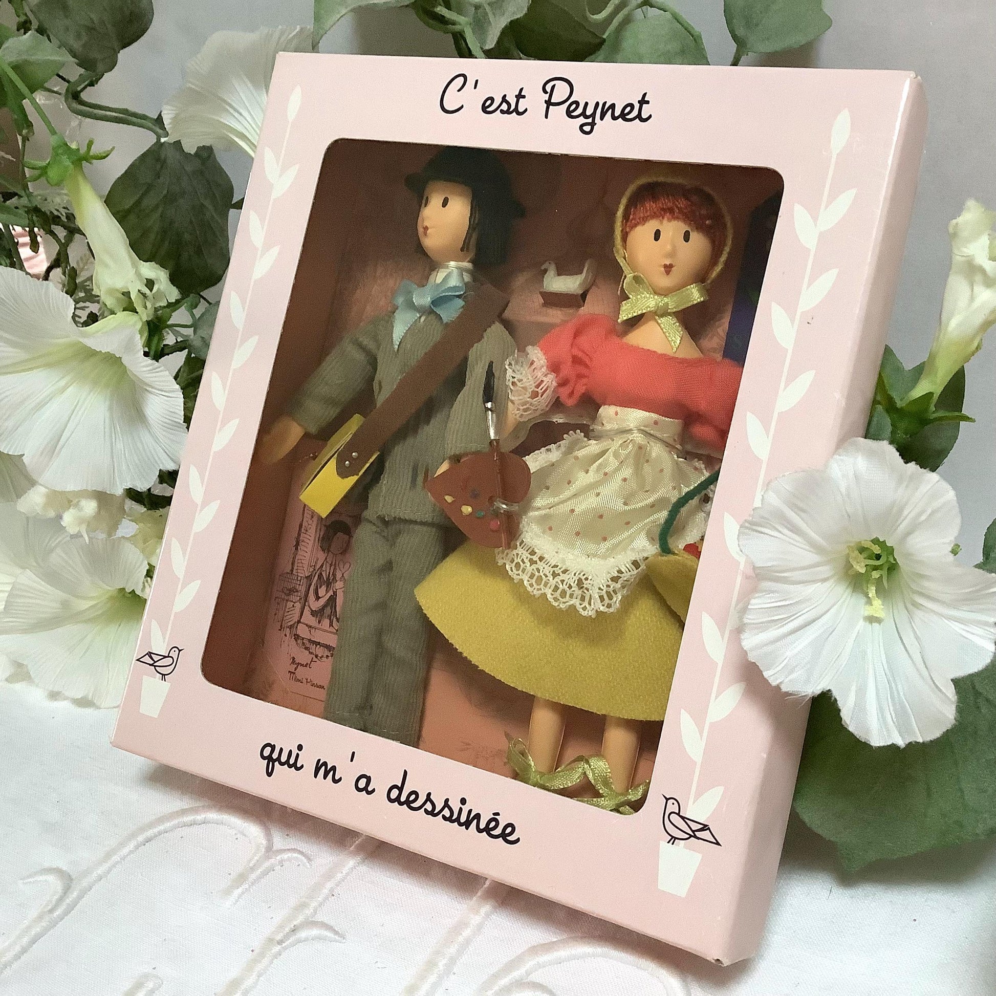 Mimi pinson et artiste peintre coffret deux poupées vintage collection amoureux de Peynet