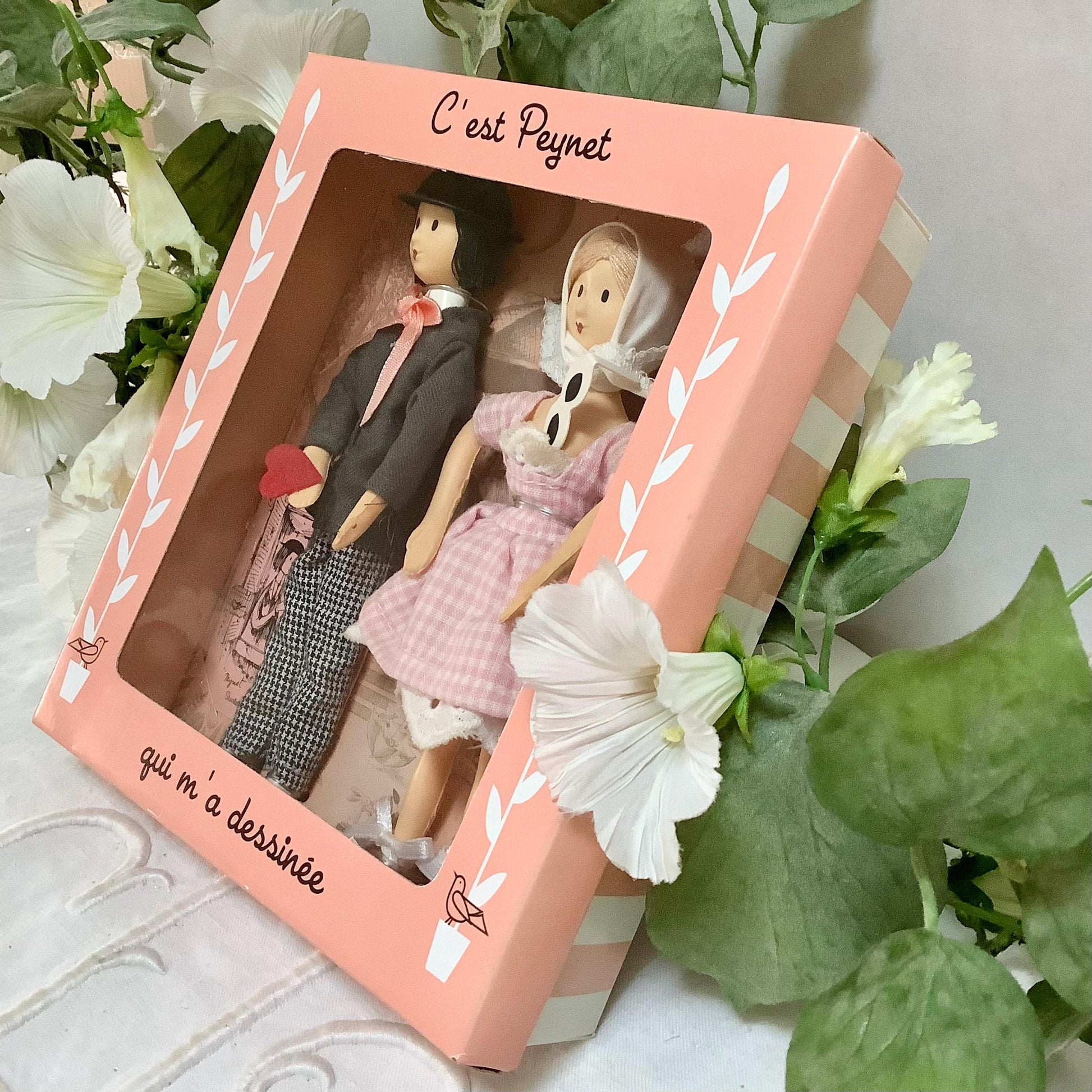 Starlett et son admirateur coffret deux poupées vintage collection amoureux de Peynet