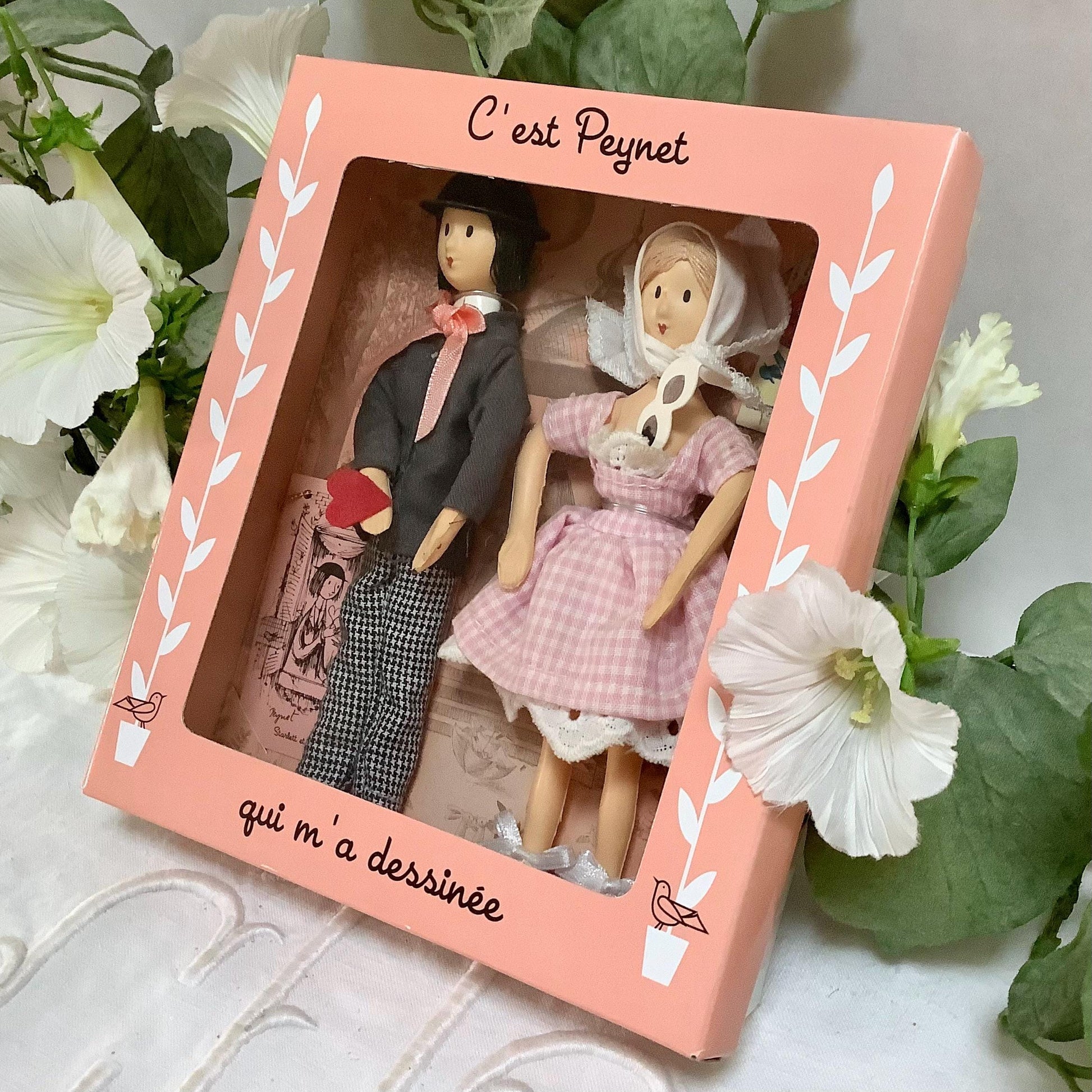 Starlett et son admirateur coffret deux poupées vintage collection amoureux de Peynet