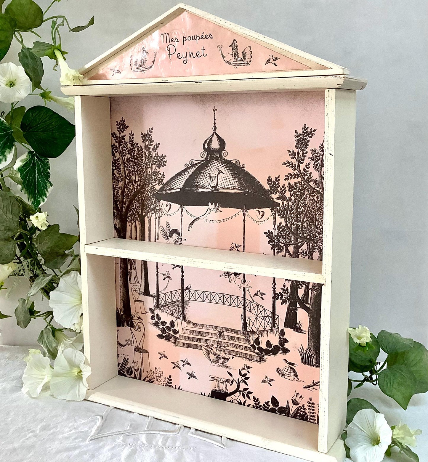 Présentoir poupées Peynet vintage pour collection amoureux de Peynet