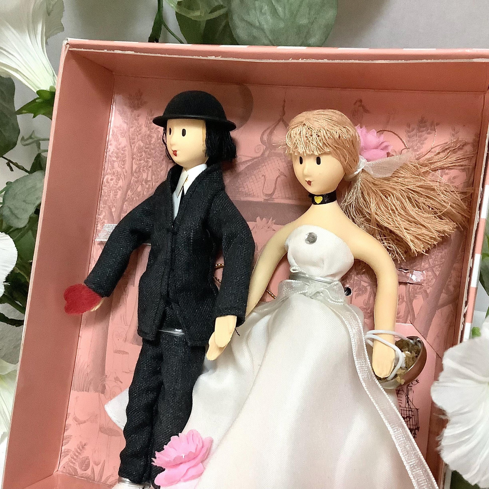 Les amoureux coffret deux poupées vintage collection amoureux de Peynet