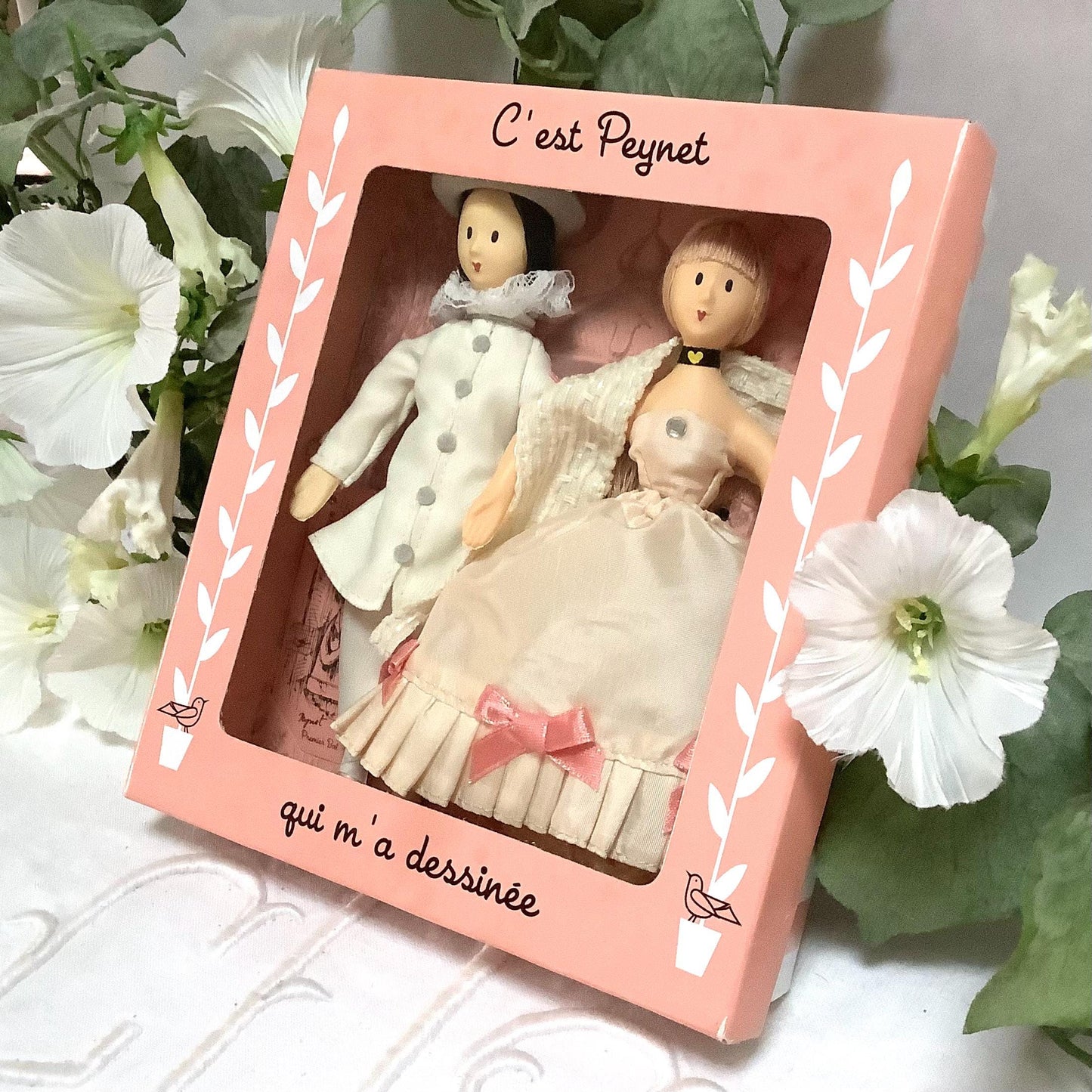 Premier bal et ami pierrot coffret deux poupées vintage collection amoureux de Peynet