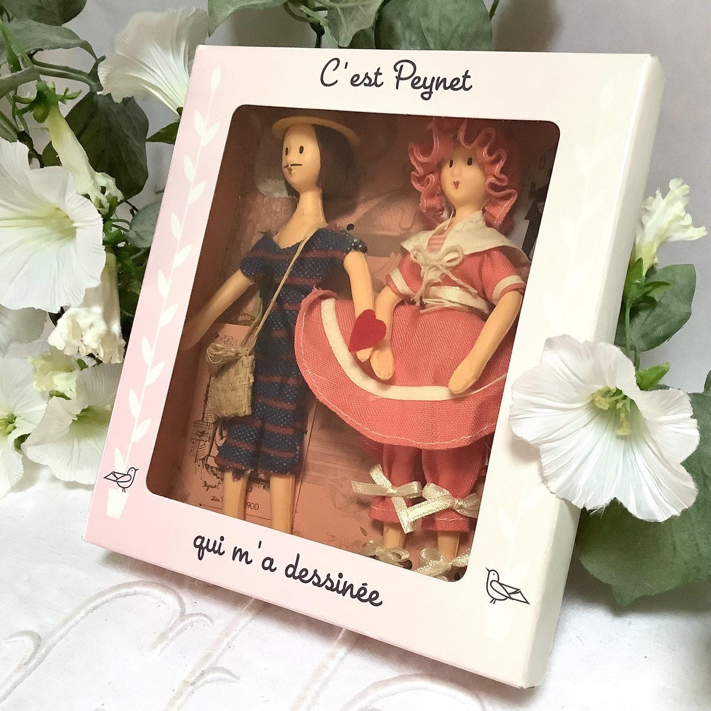 Les baigneurs 1900 coffret deux poupées vintage collection amoureux de Peynet