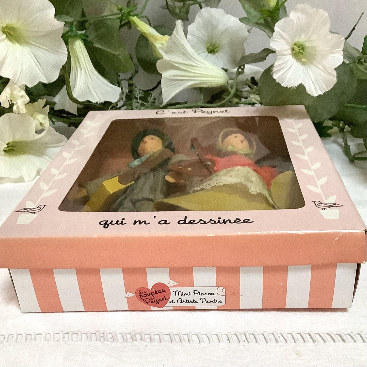 Mimi pinson et artiste peintre coffret deux poupées vintage collection amoureux de Peynet