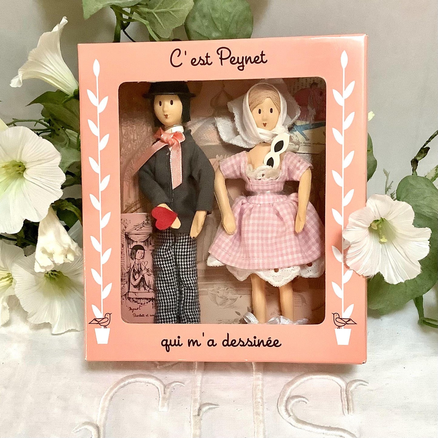 Starlett et son admirateur coffret deux poupées vintage collection amoureux de Peynet
