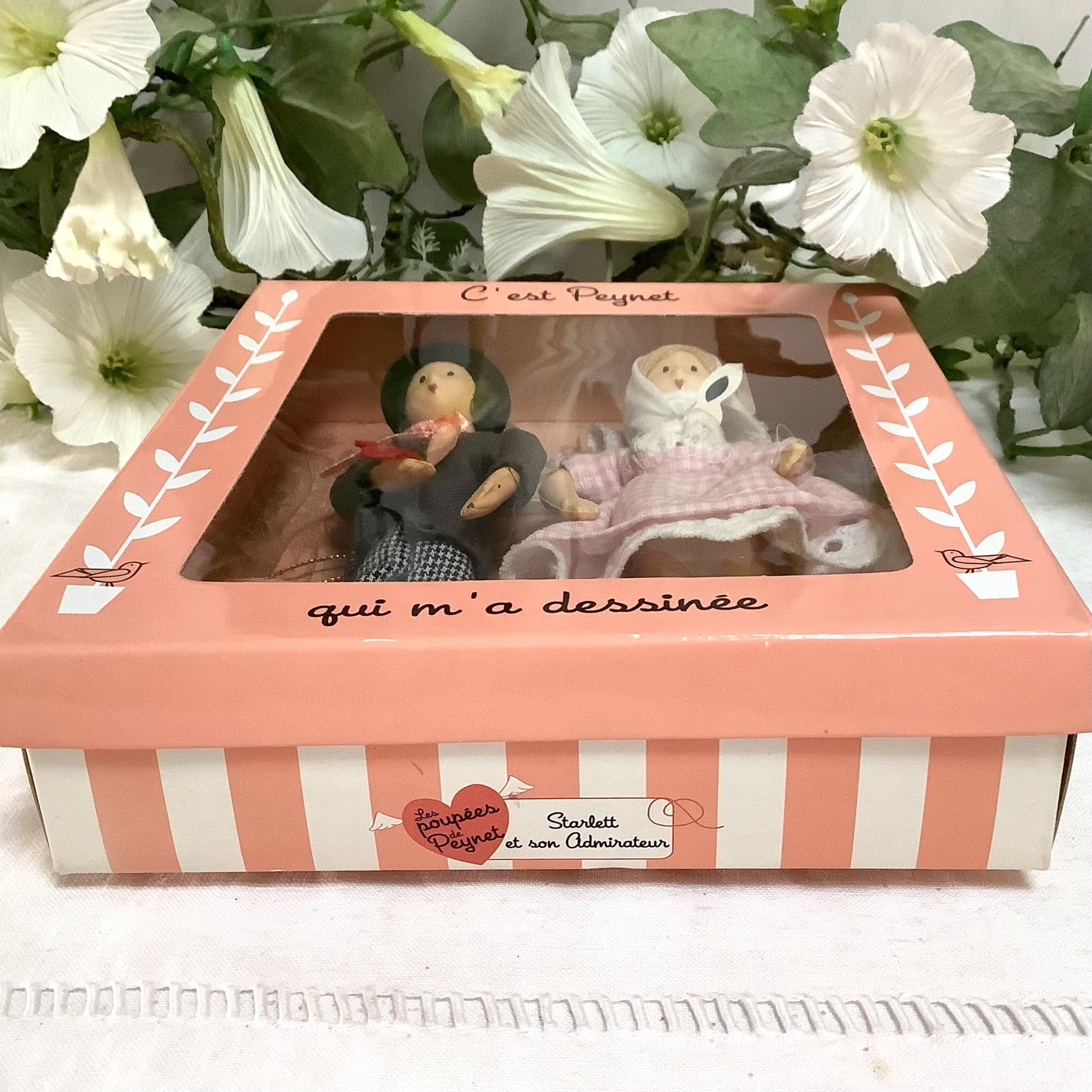 Starlett et son admirateur coffret deux poupées vintage collection amoureux de Peynet