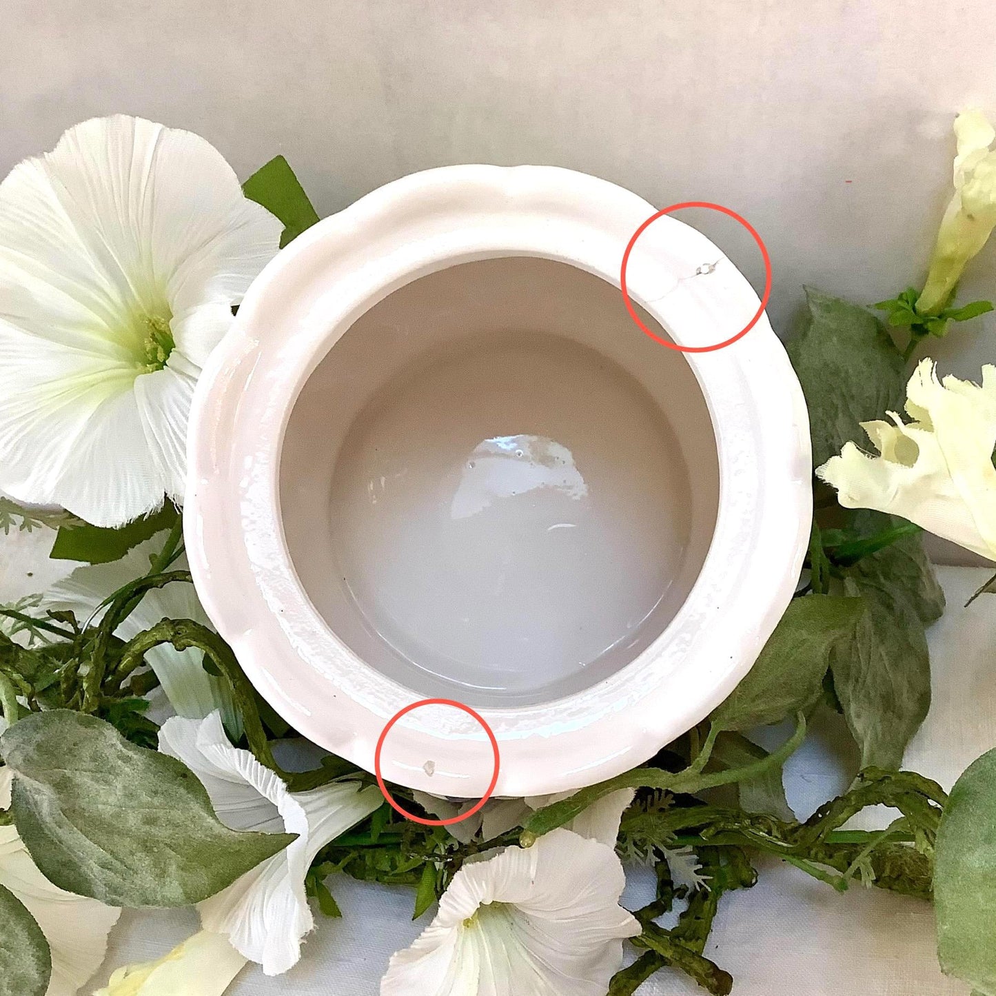 Vase vintage faïence trois oie collection ht 10.5 cm