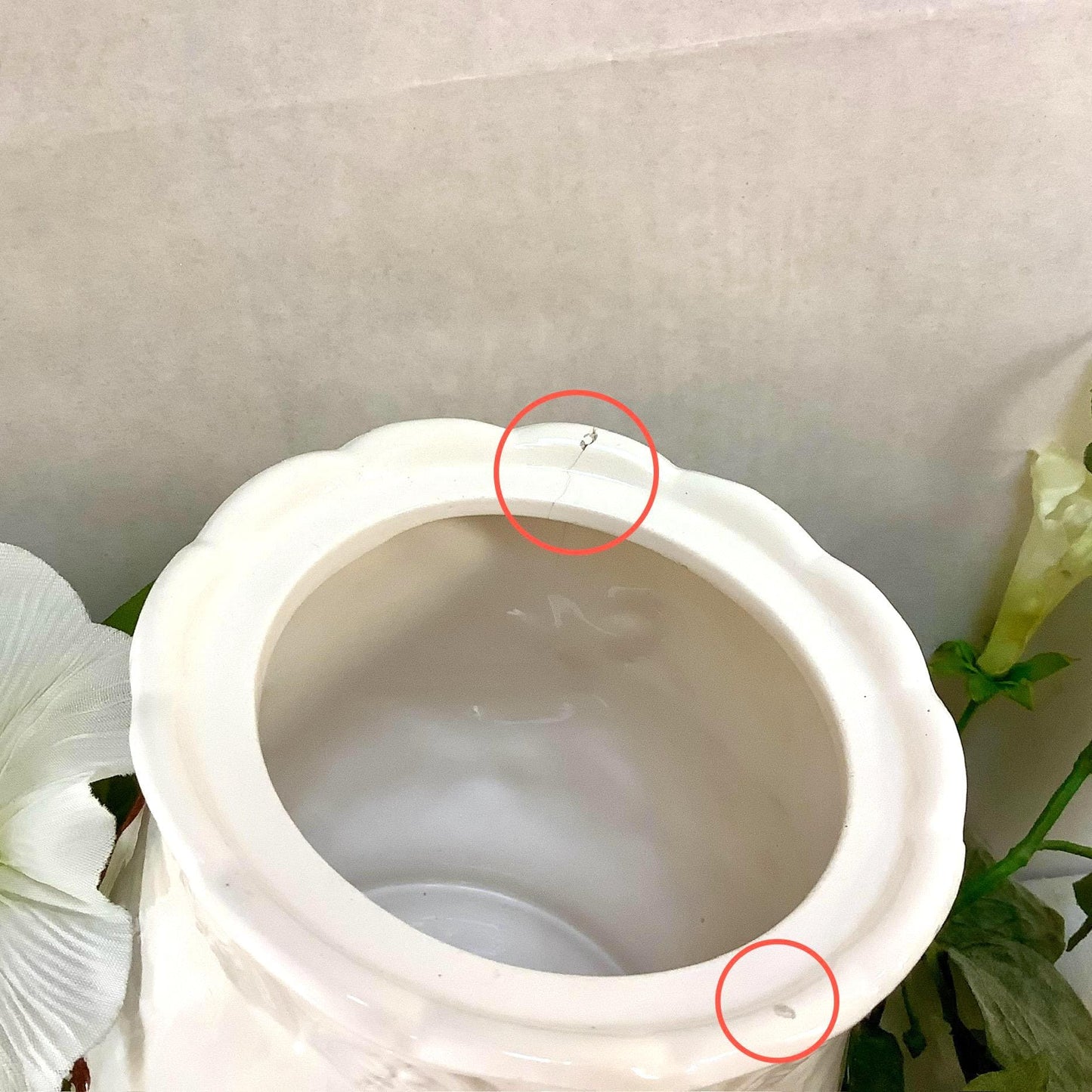 Vase vintage faïence trois oie collection ht 10.5 cm