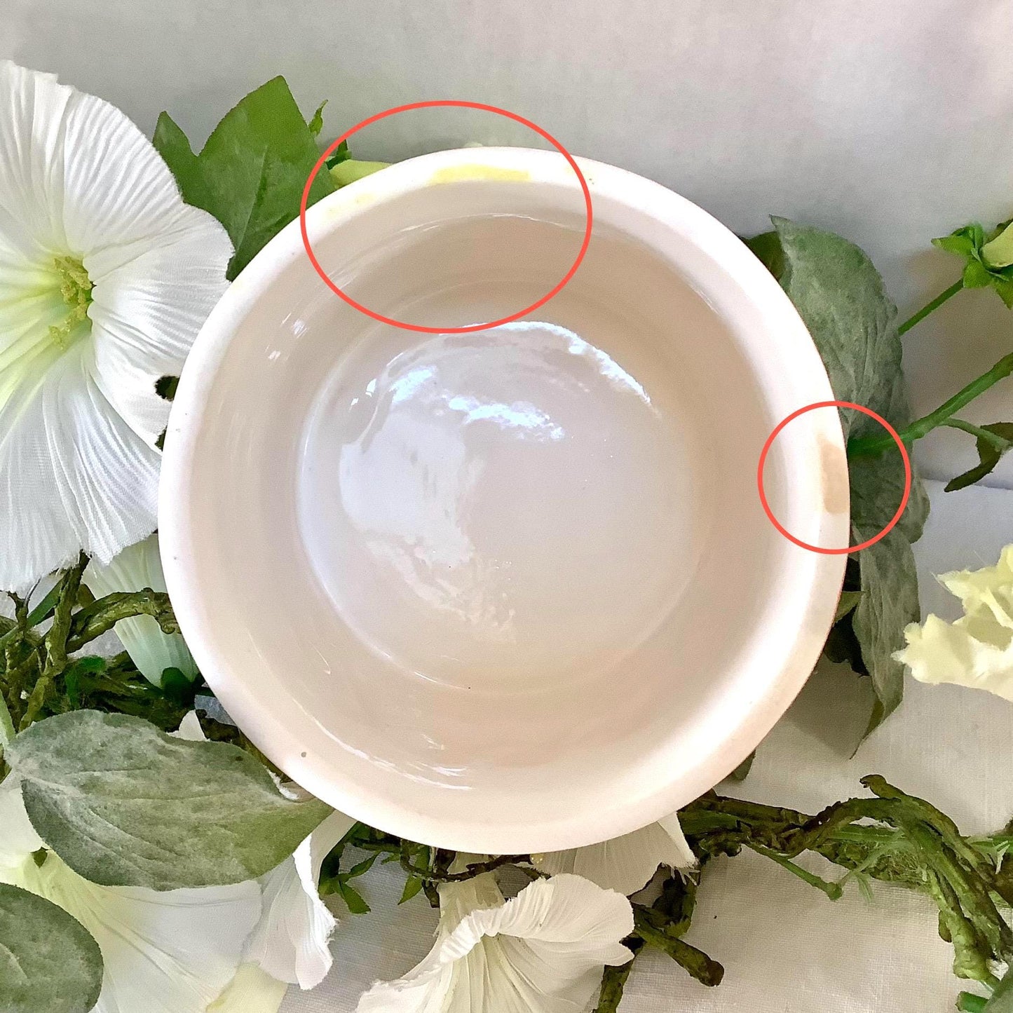 Vase vintage faïence café trois oies collection ht 9.5 cm