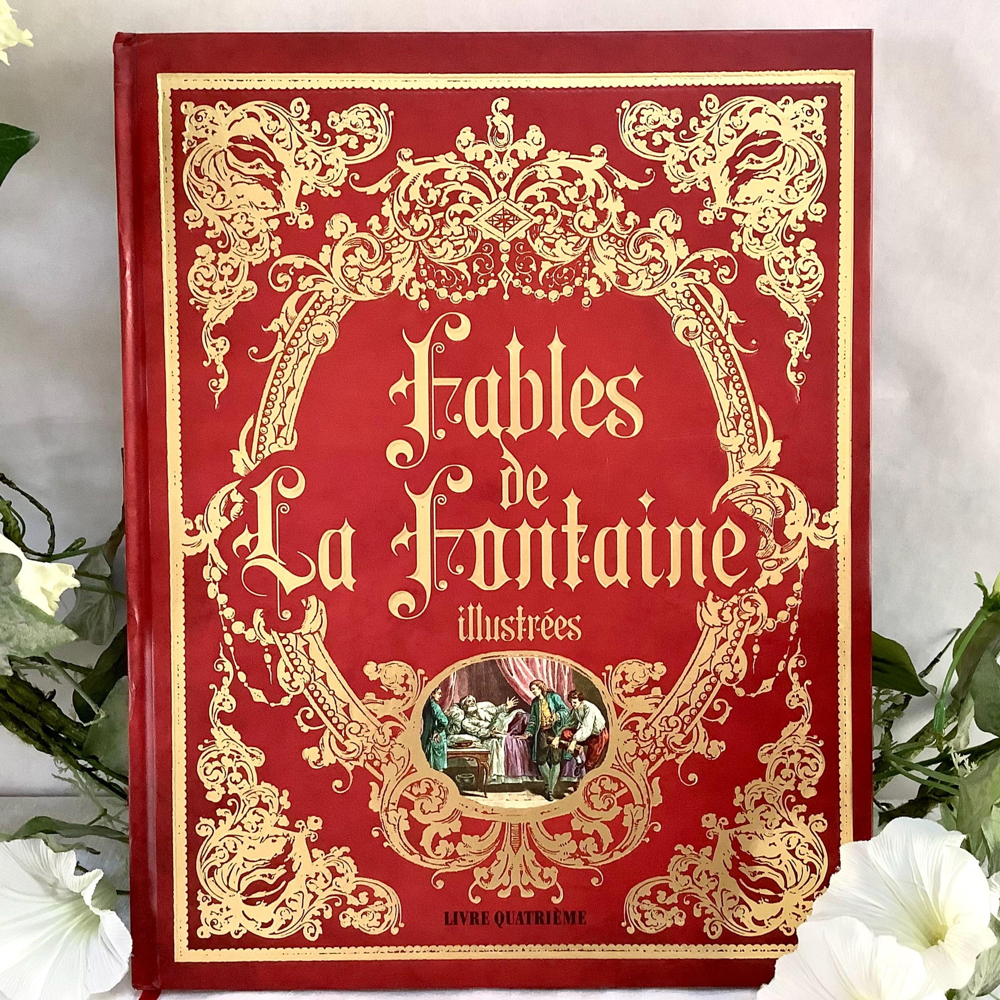 Fables de la fontaine illustrées livre quatrième collection vintage