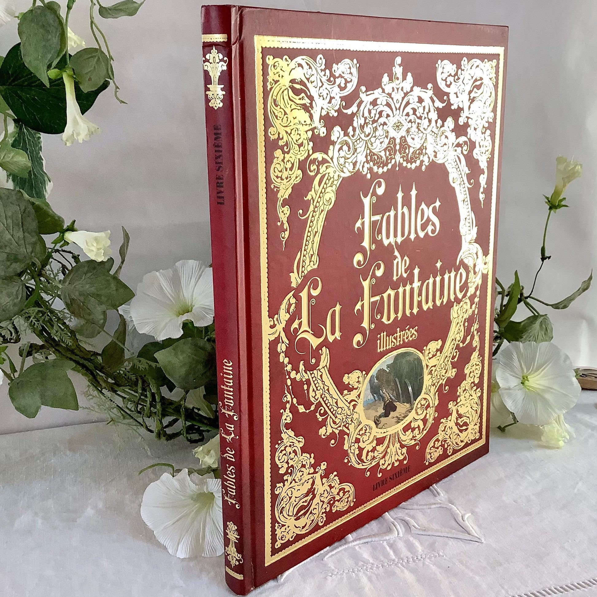 Fables de la fontaine illustrées livre sixième collection vintage