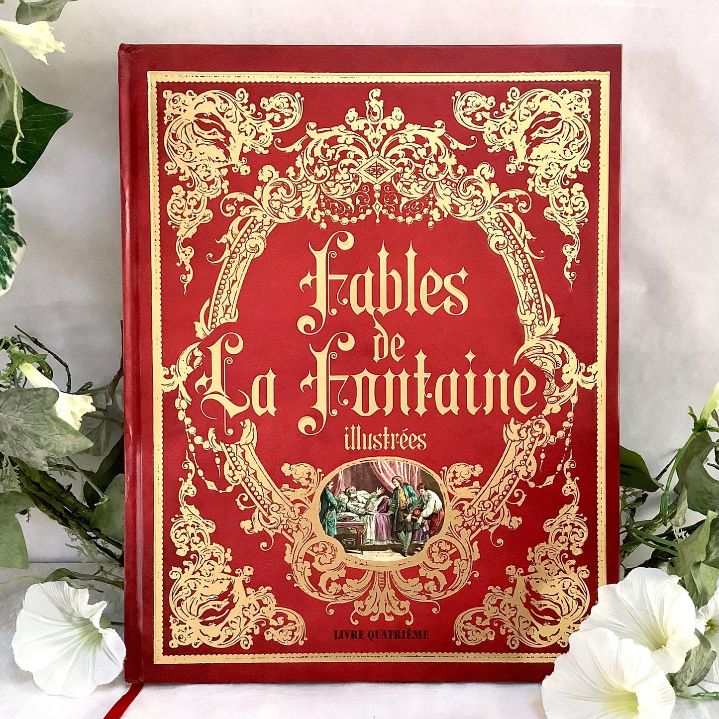 Fables de la fontaine illustrées livre quatrième collection vintage