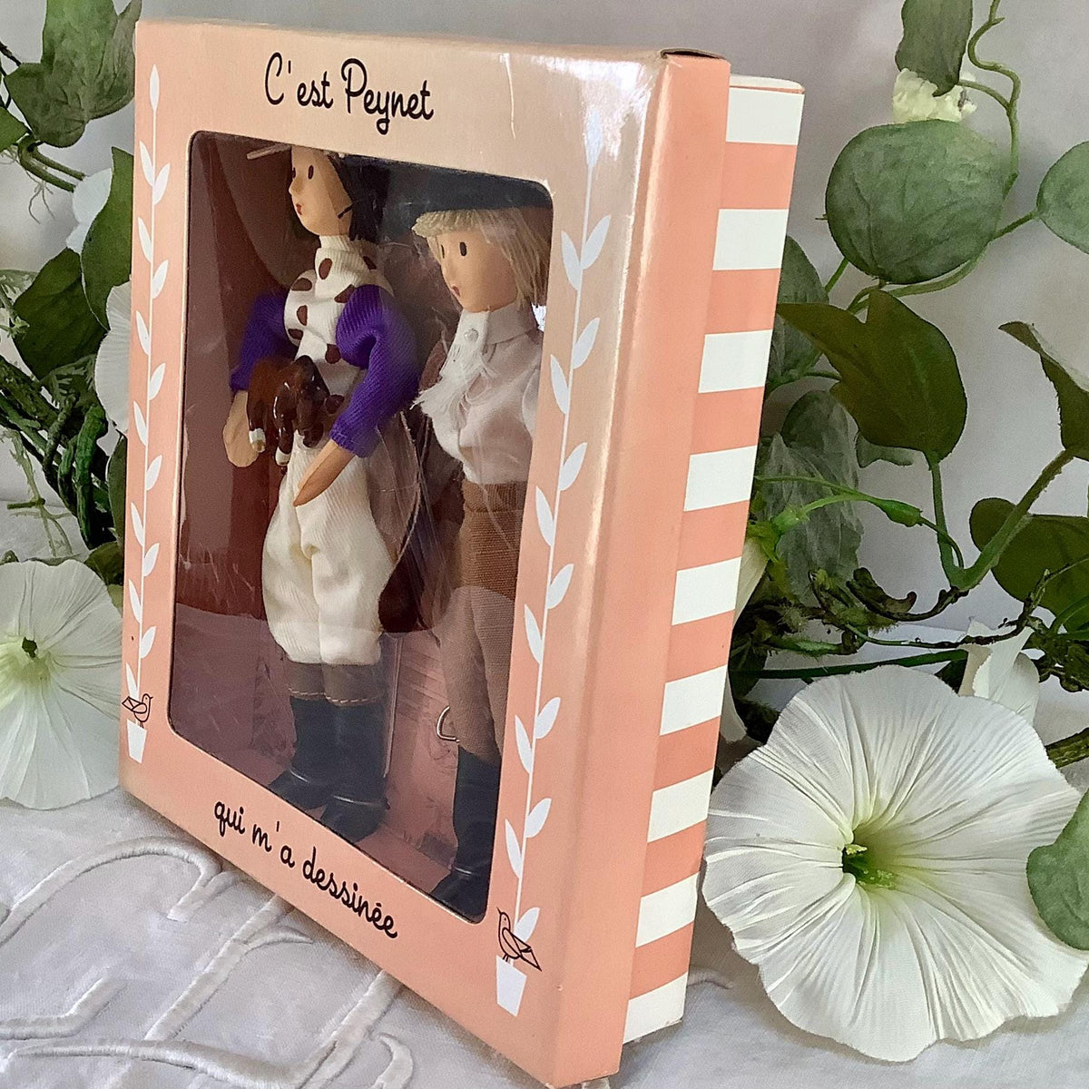 L’ écuyère et le jockey coffret deux poupées vintage collection amoureux de Peynet