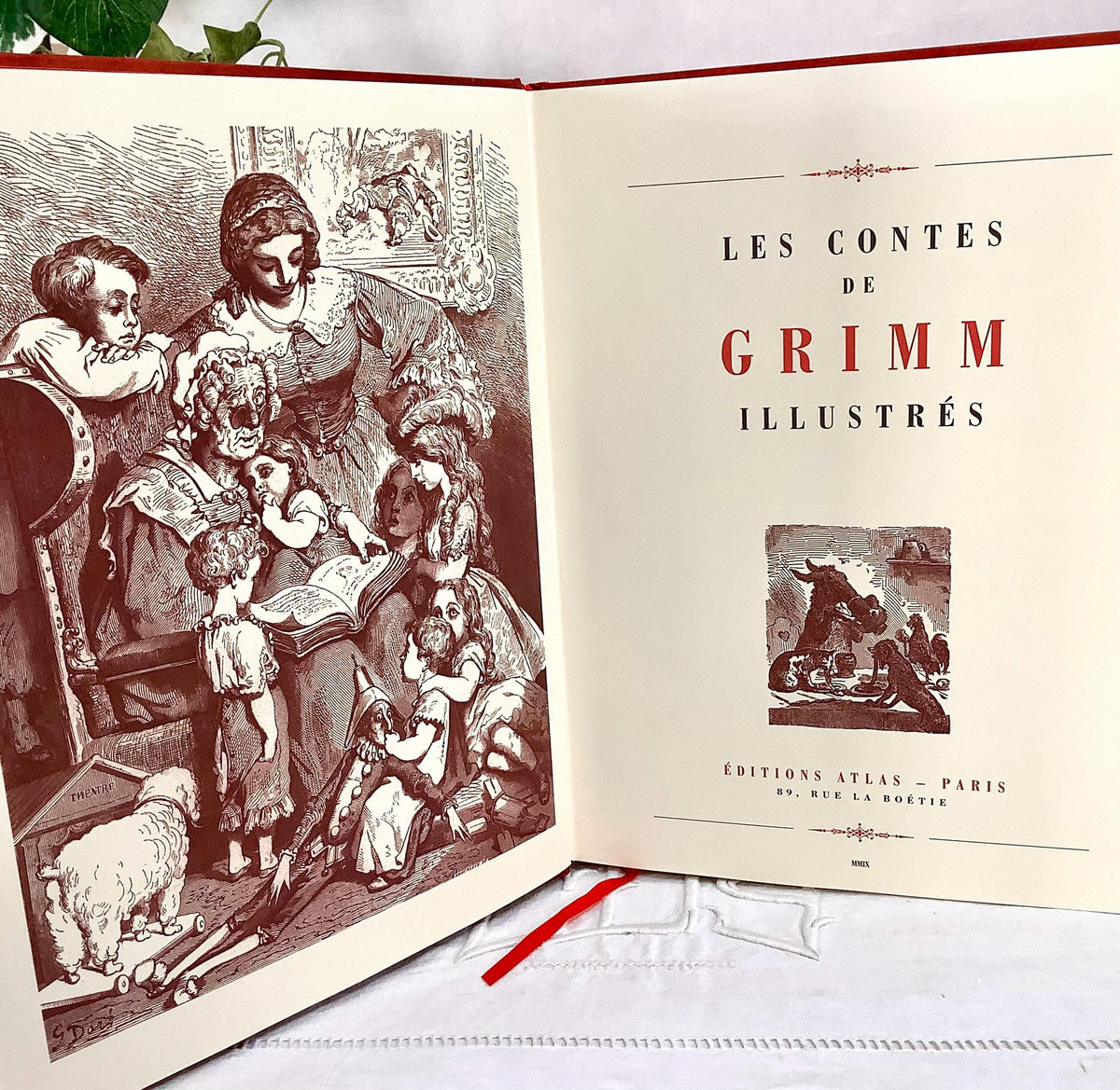 Les Contes de Grimm illustrés livre collection vintage Tome 1