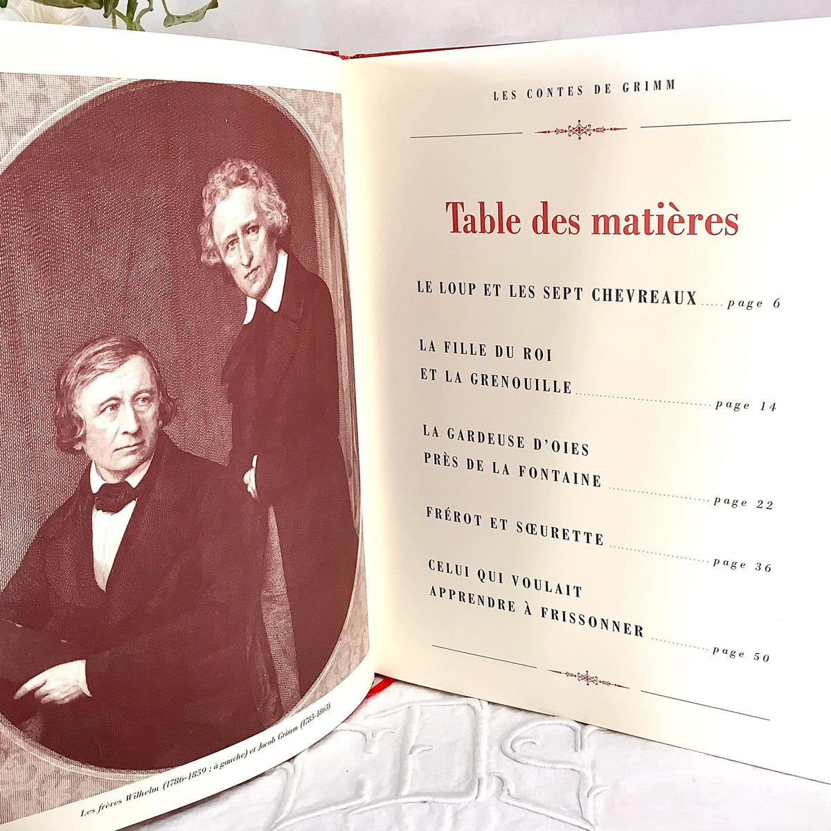 Les Contes de Grimm illustrés livre collection vintage Tome 4