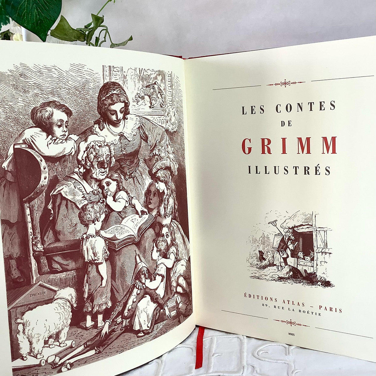 Les Contes de Grimm illustrés livre collection vintage Tome 4