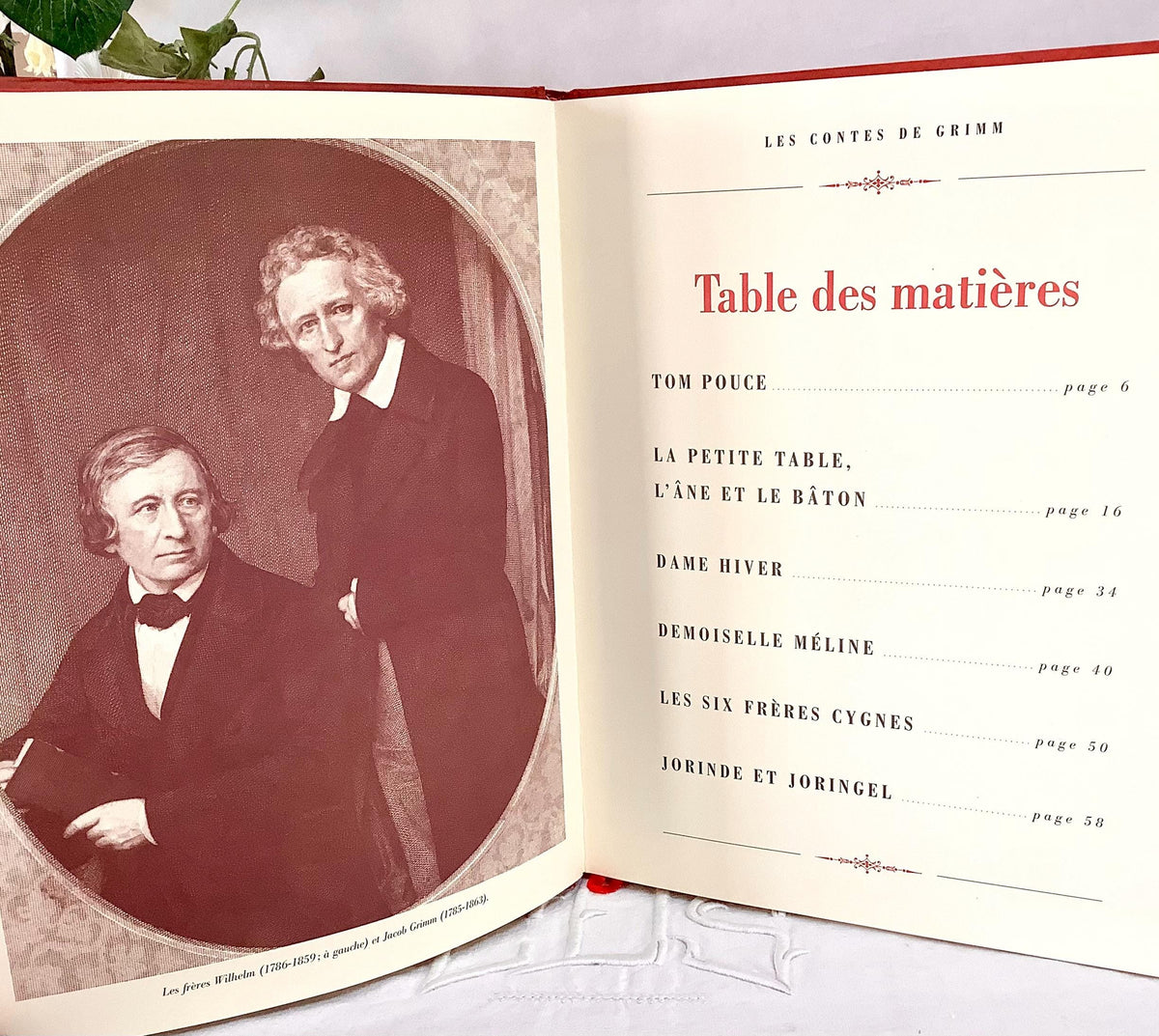 Les Contes de Grimm illustrés livre collection vintage Tome 2