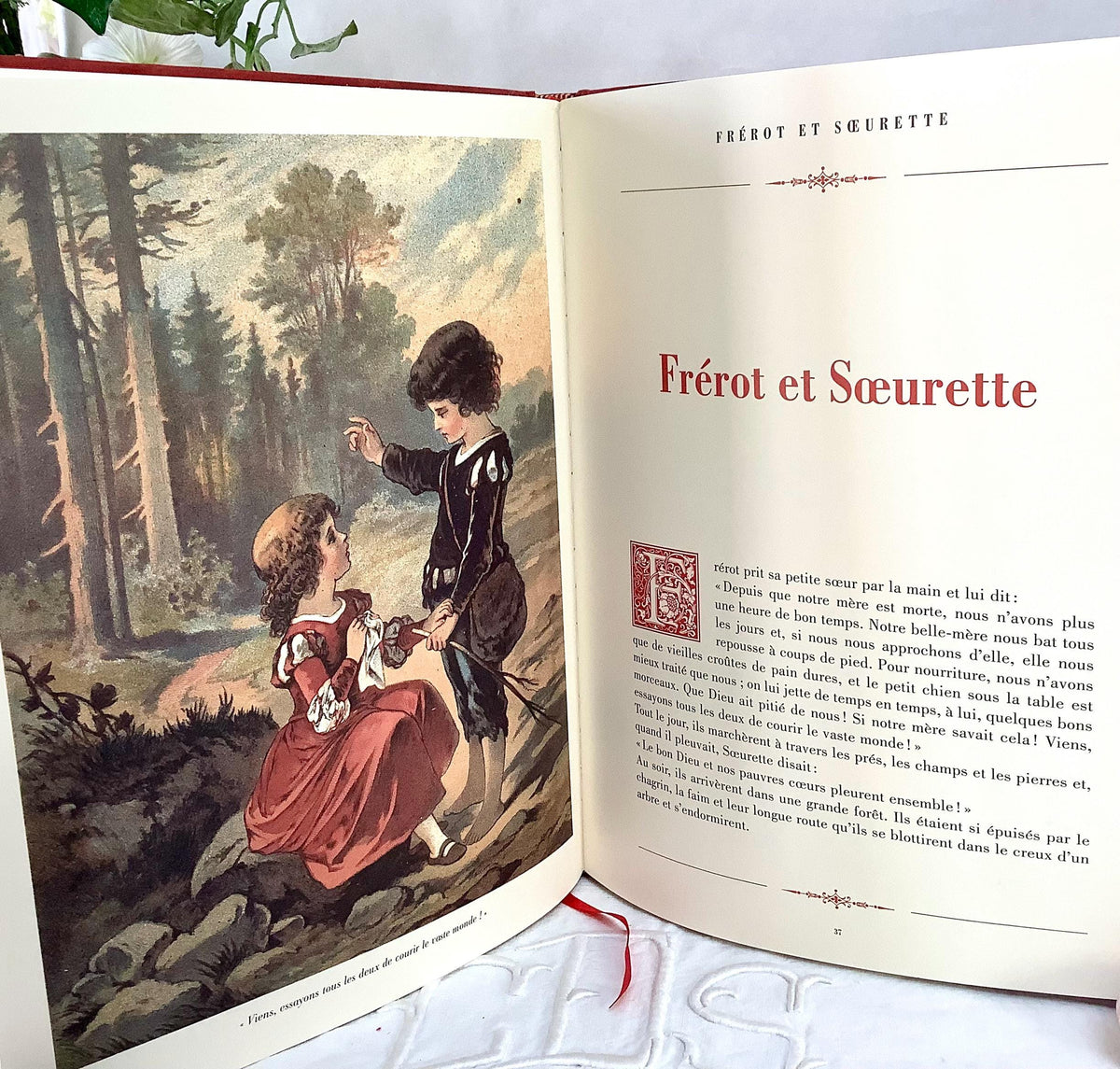 Les Contes de Grimm illustrés livre collection vintage Tome 4