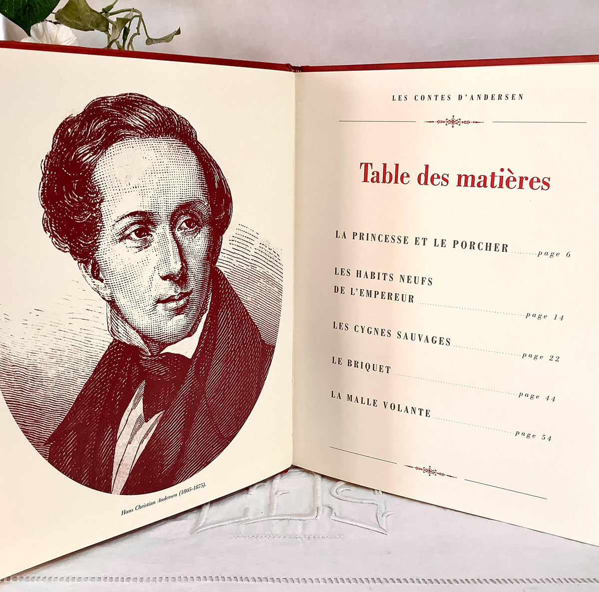 Les Contes d’Andersen livre collection vintage Tome 1