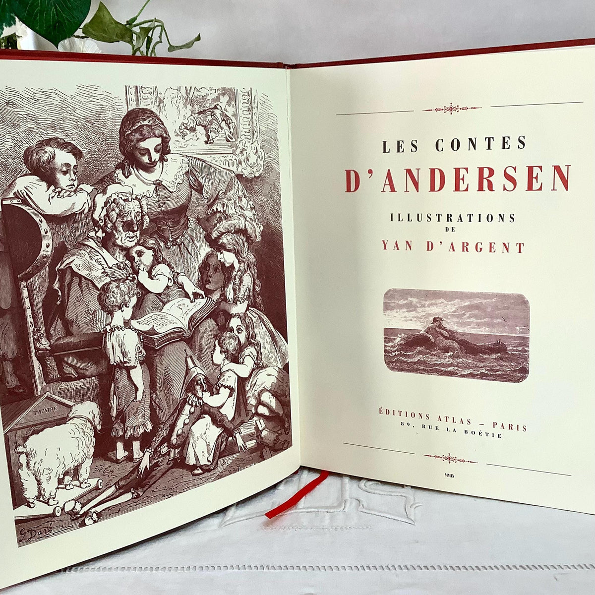 Les Contes d’Andersen livre collection vintage Tome 2